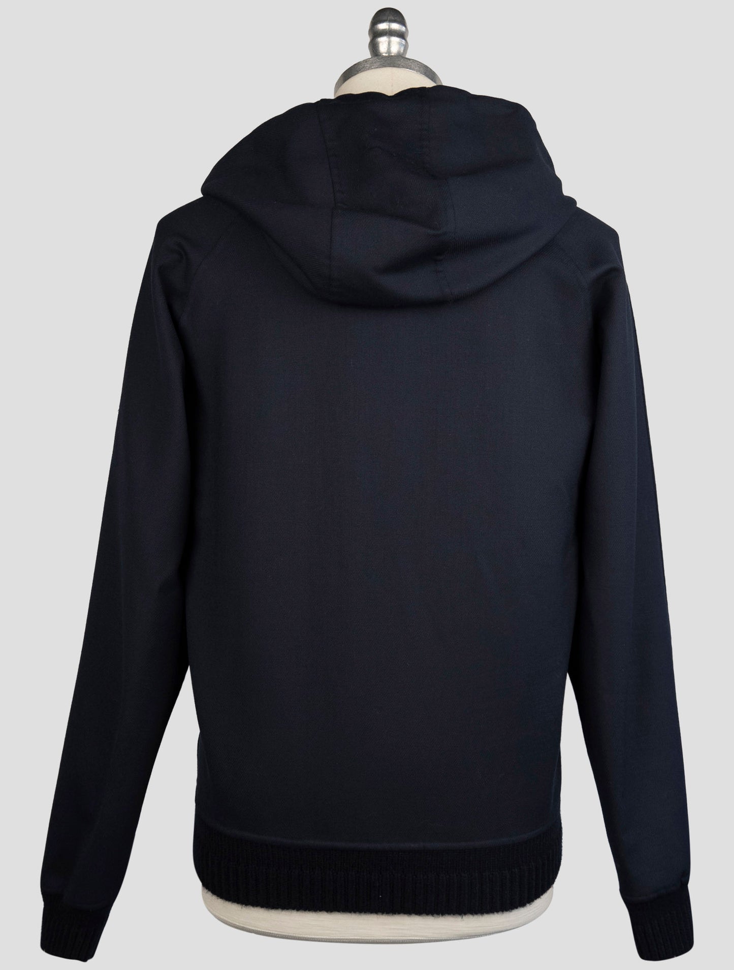 Kiton Blue Wool Ea Pa Coat