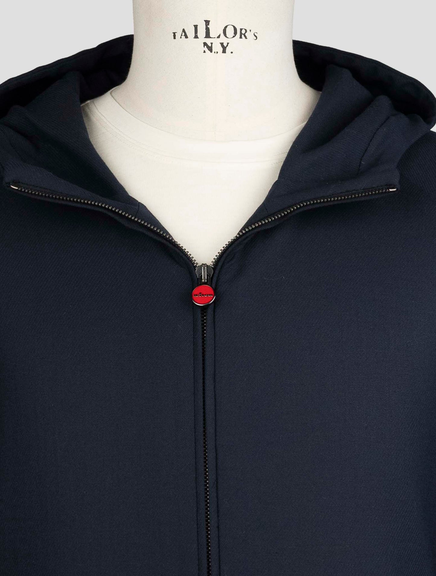 Kiton Blue Wool Ea Pa Coat