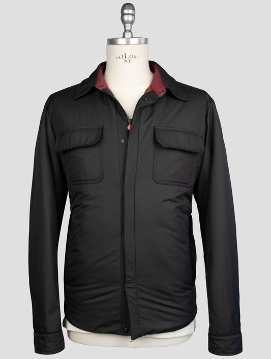 Kiton Black Pl Coat