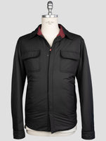 Kiton Black Pl Coat