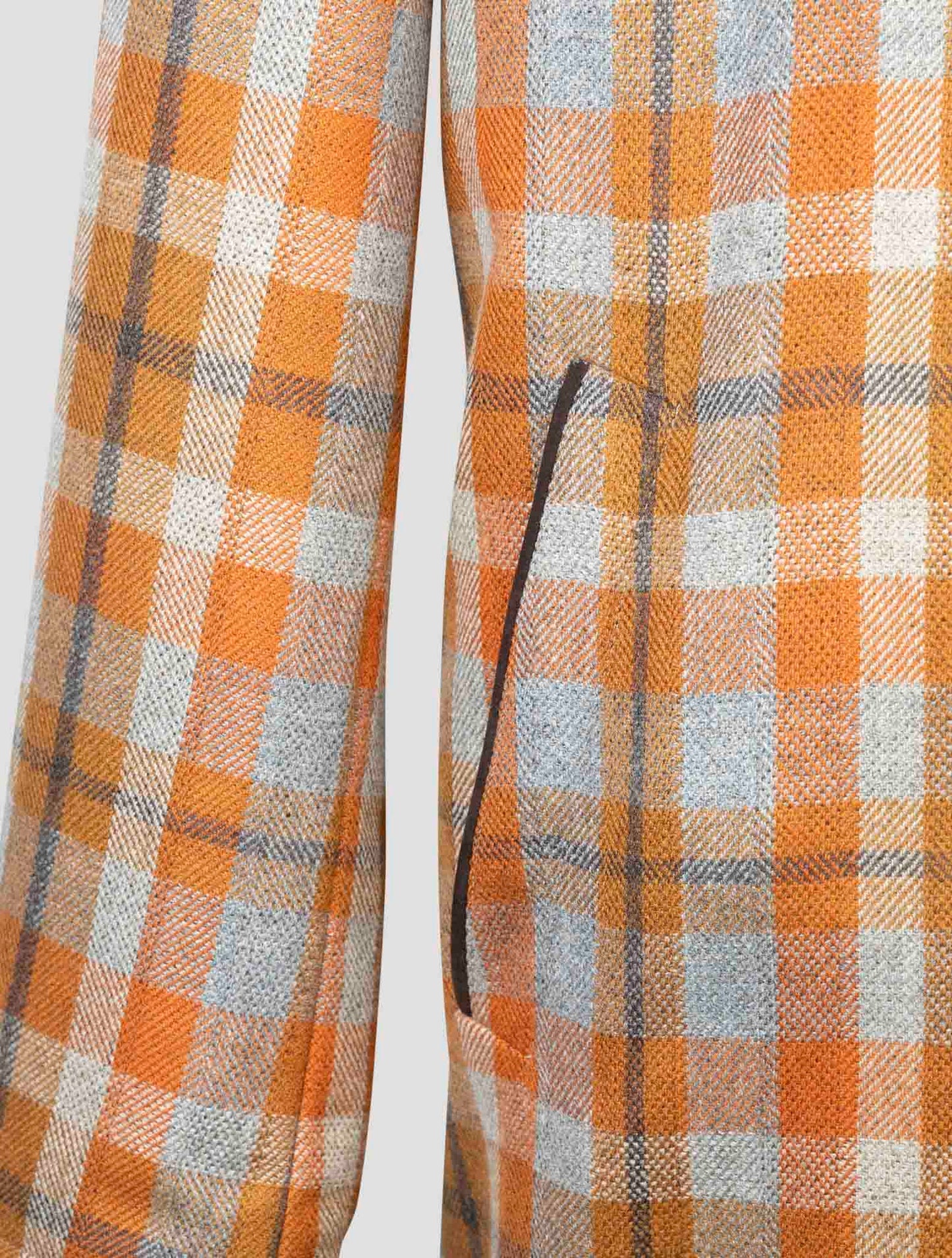 kiton Multicolor Cashmere Virgin Wool Pl Overcoat Reverse