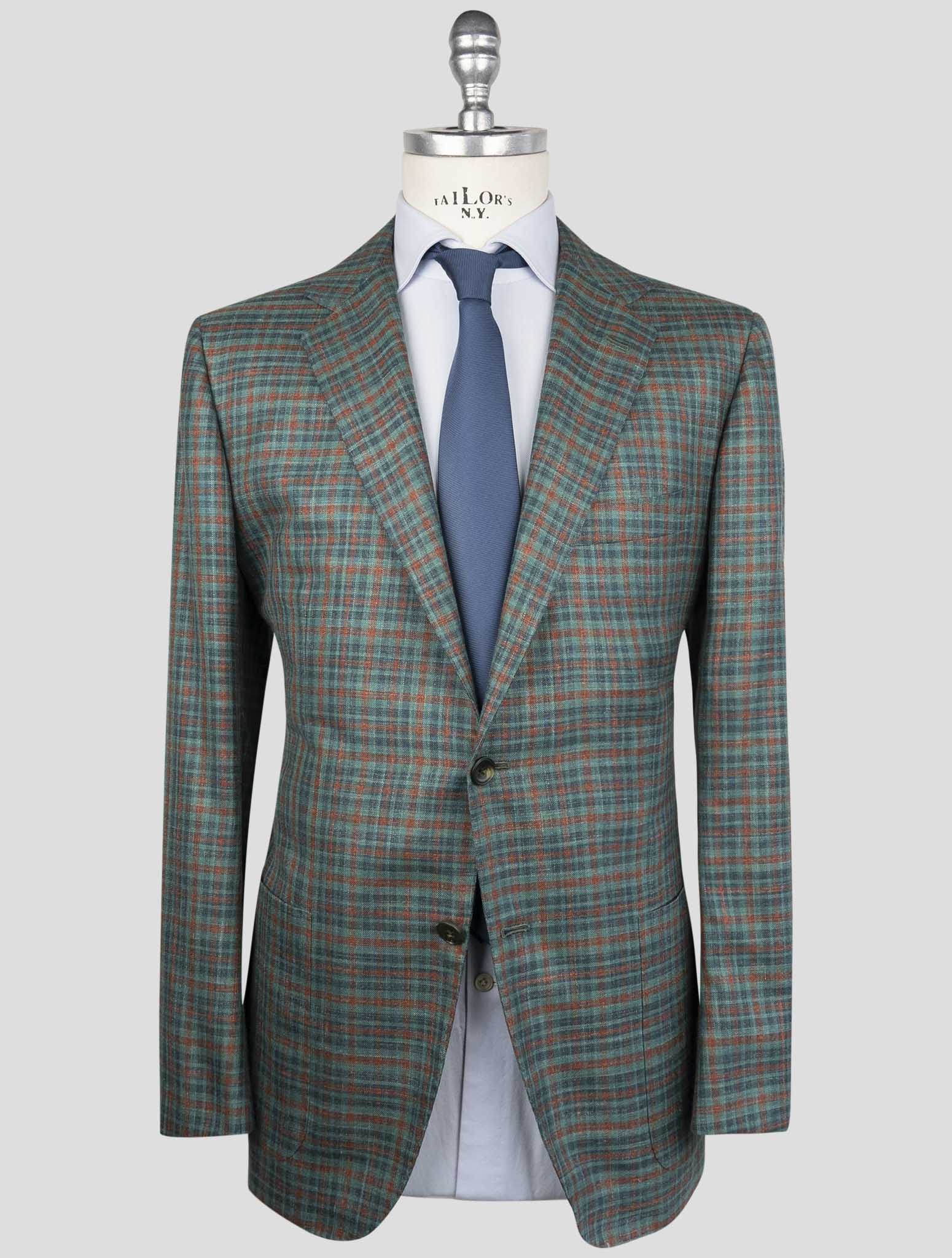 Kiton Multicolor Cashmere Silk Linen