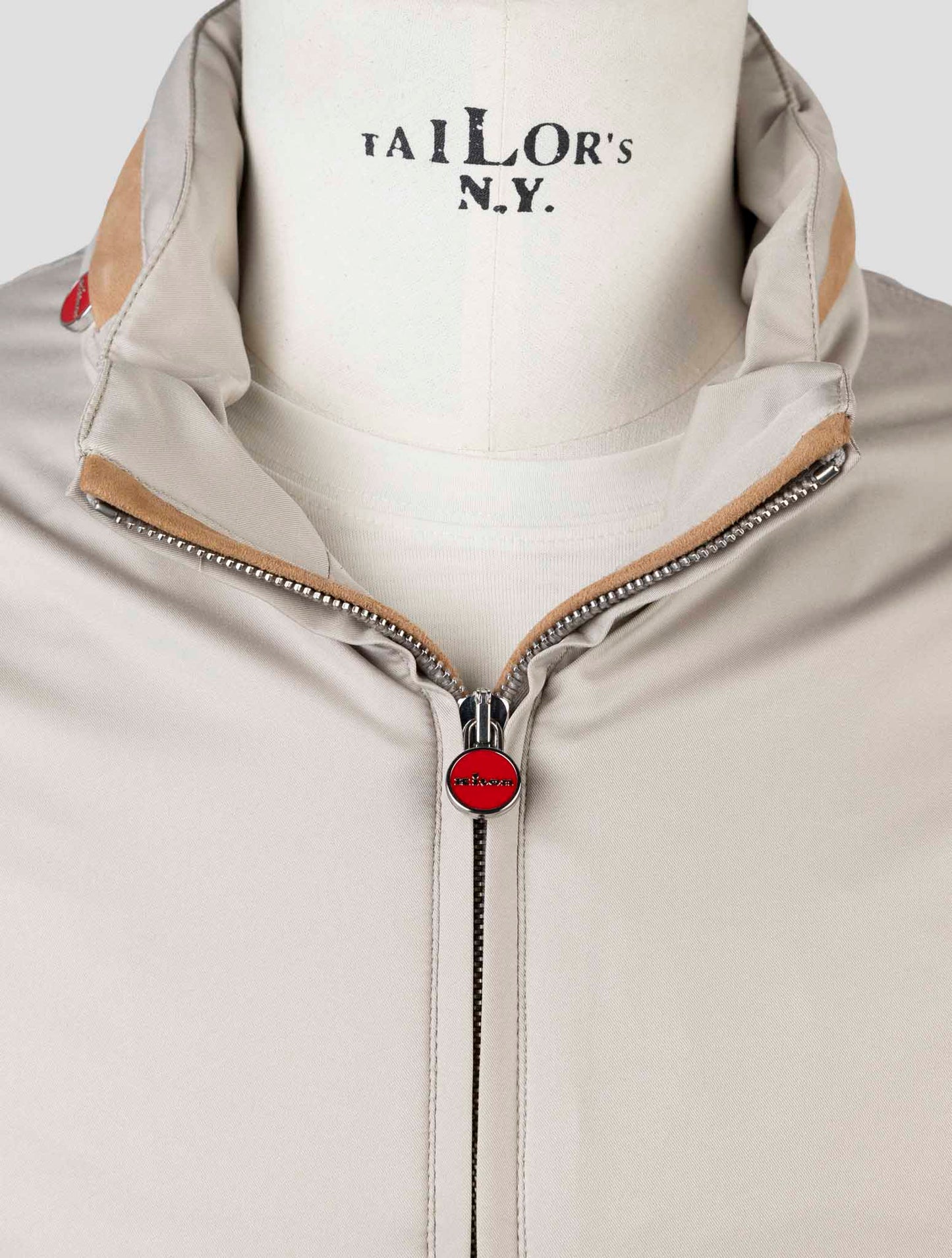 Kiton Taupe Pl Gilet