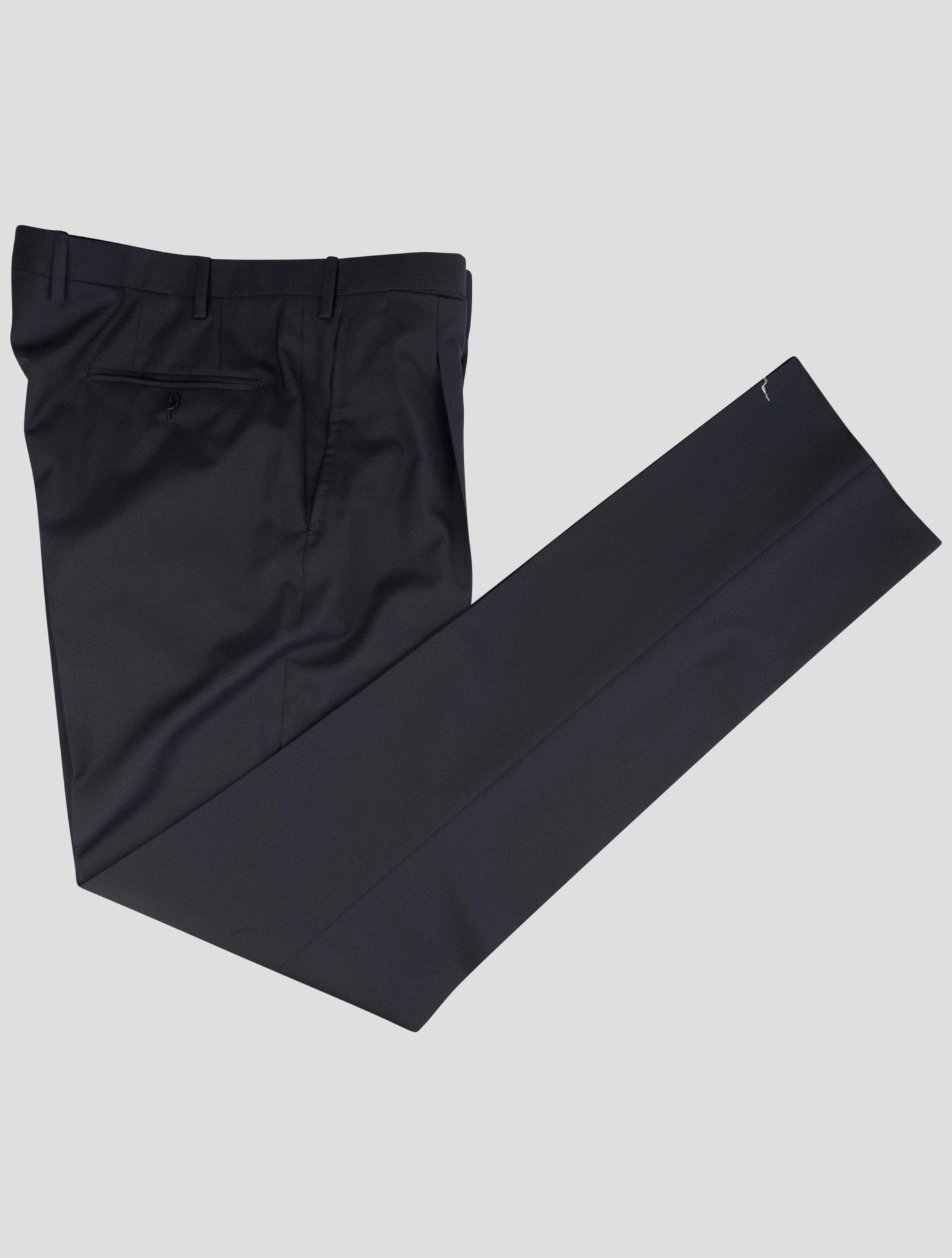 Kiton Blue Wool Pants