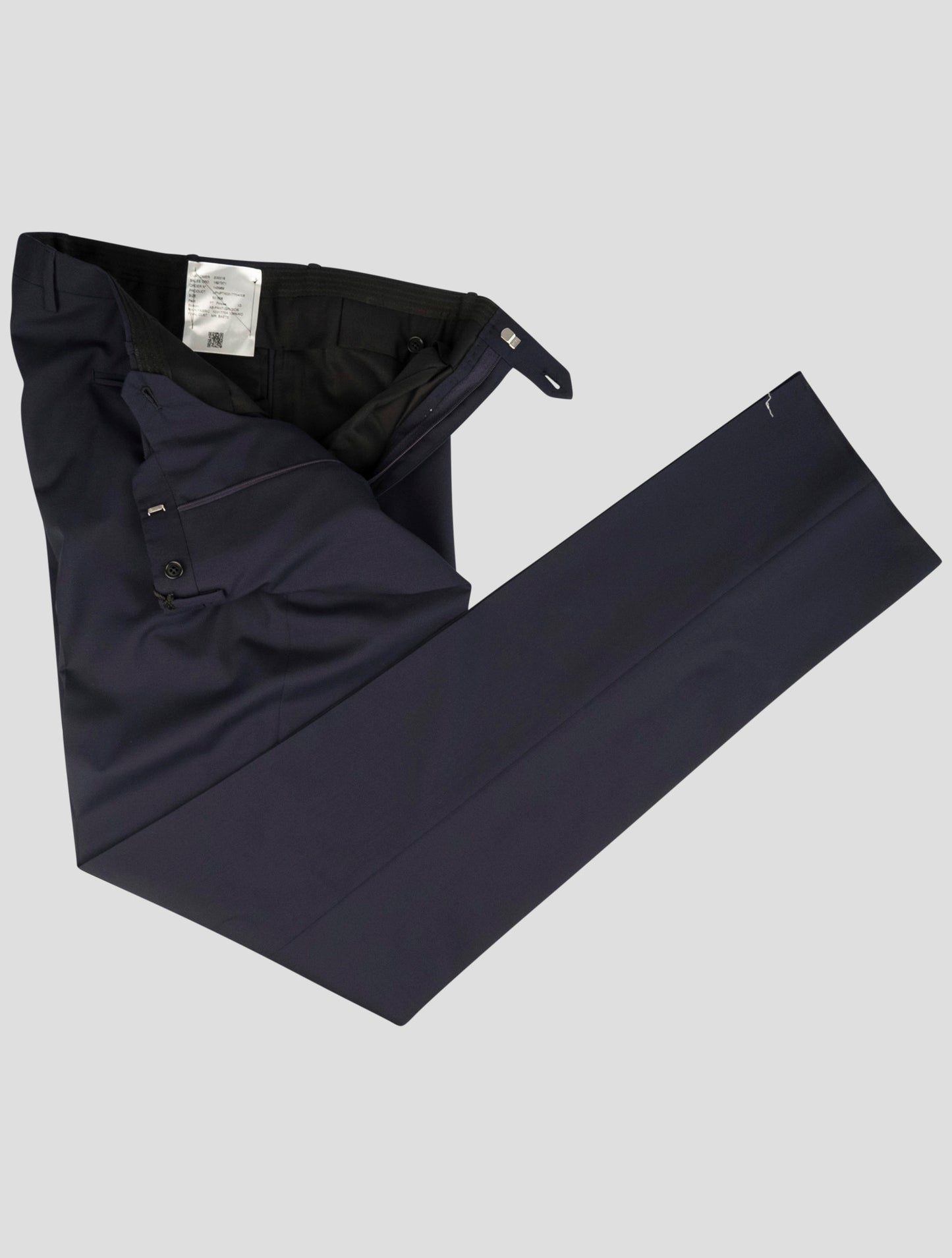 Kiton Blue Wool Pants