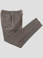 Kiton Brown Lyocell Cotton Ea Pants