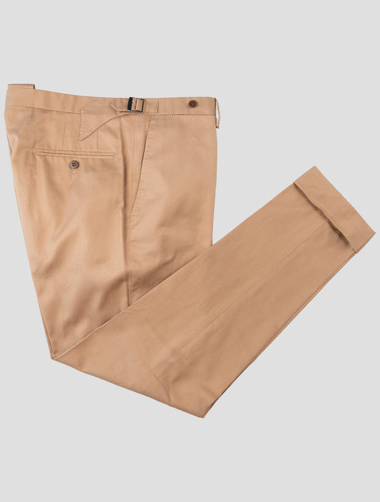 Kiton Brown Cotton Pants