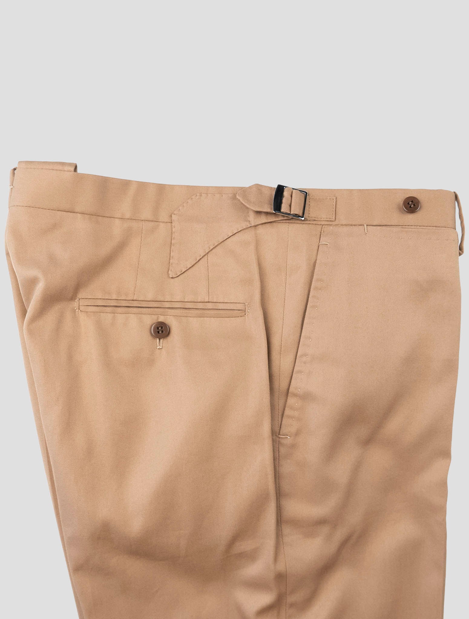 Kiton Brown Cotton Pants