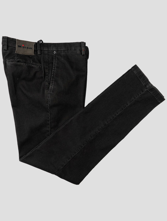 Kiton Brown Cotton Nylon Ea Pants