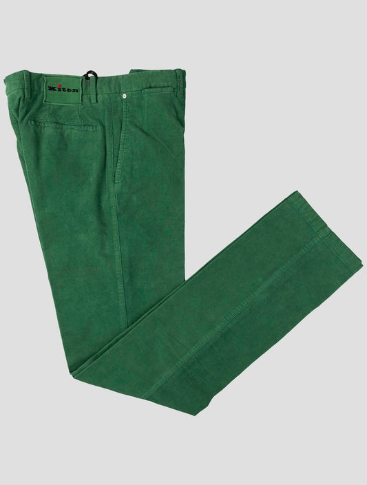 Kiton Green Cotton Ea Pants