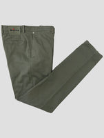 Kiton Green Cotton Ea Pants