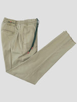Kiton Green Lyocell Cotton Ea Pants