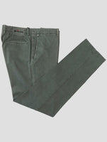 Kiton Green Cotton Cashmere Ea Pants