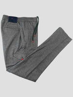 Kiton Gray Cotton Yak Cargo Pants