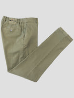 Kiton Green Cotton Cashmere Ea Pants