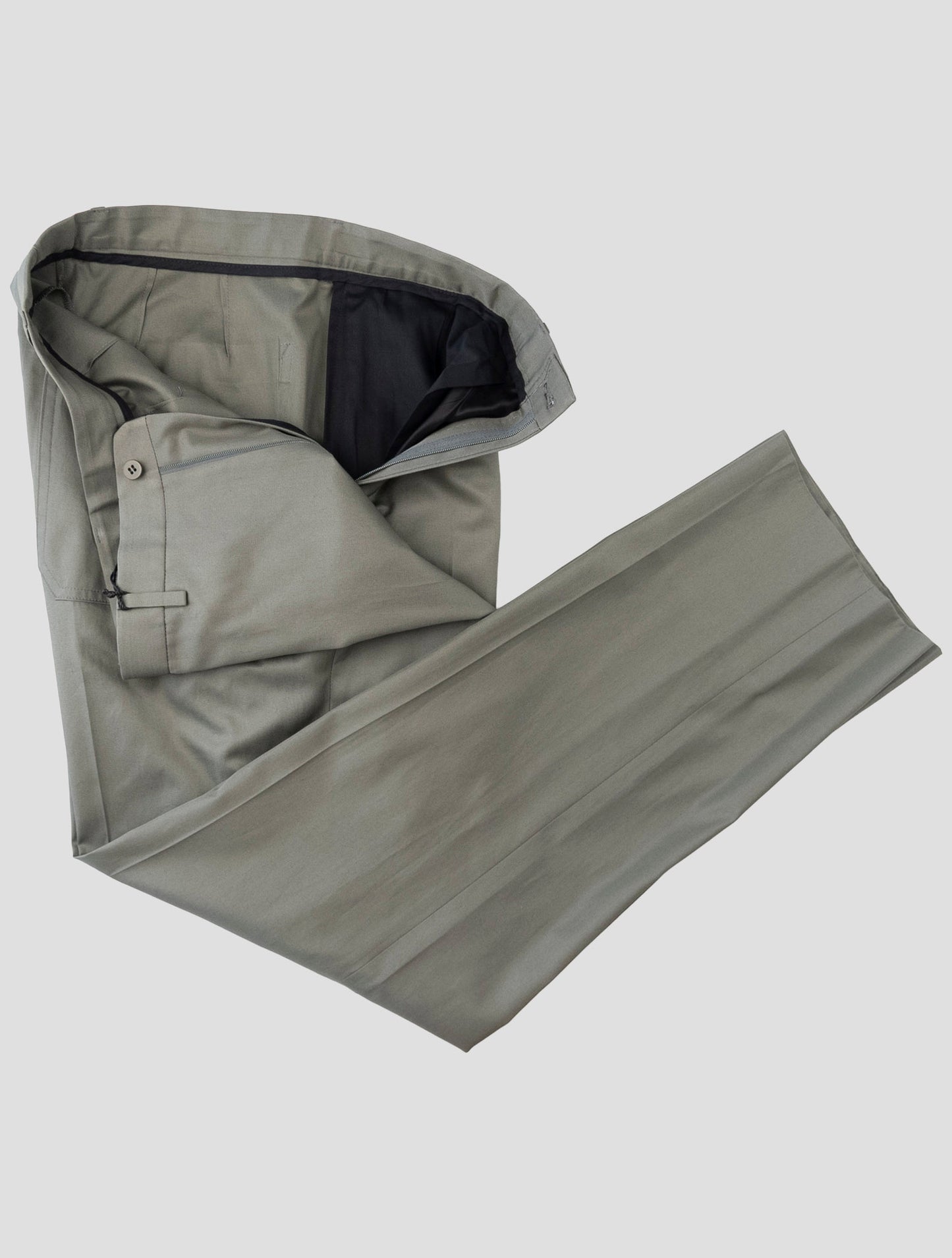 Kiton Green Cotton Pants