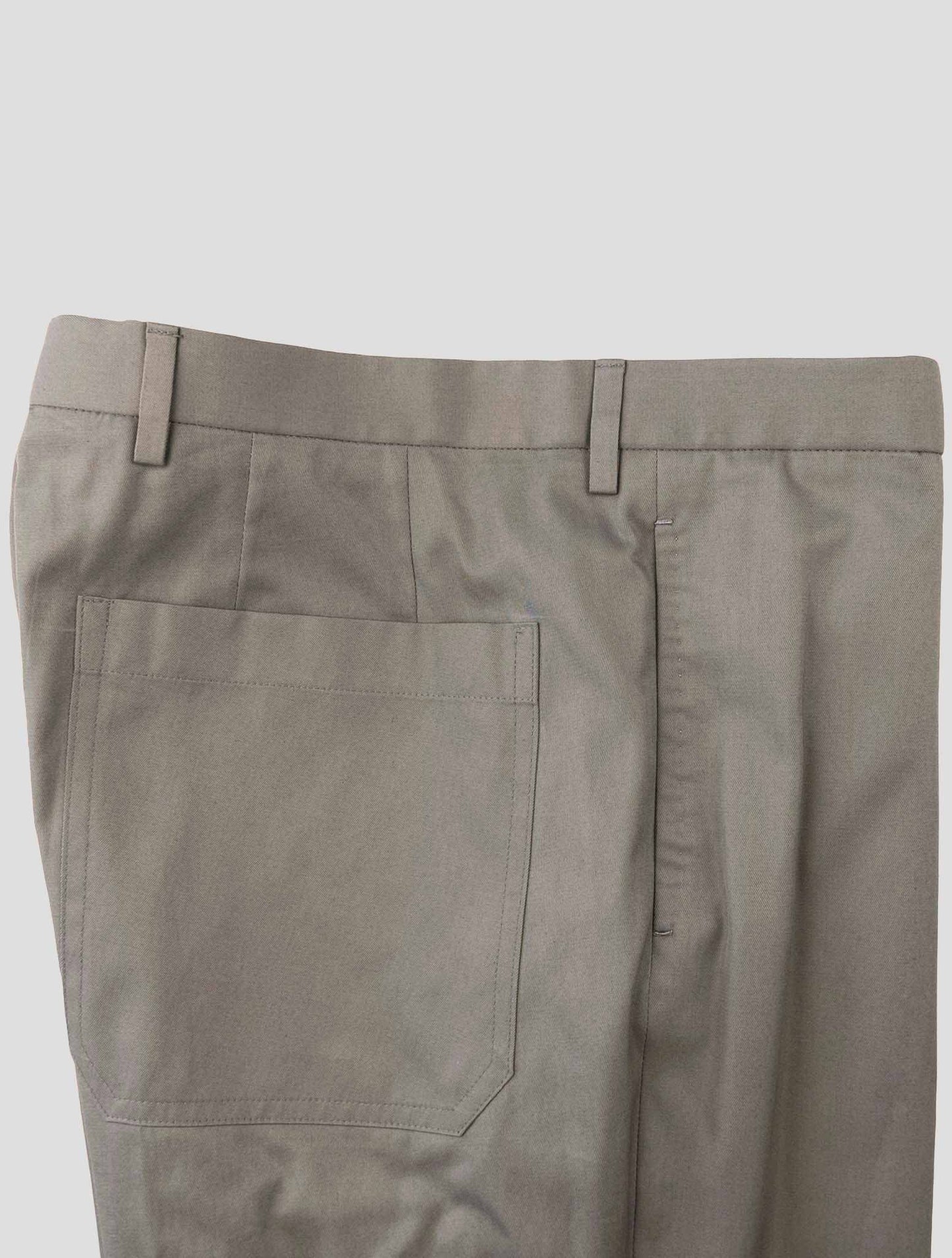 Kiton Green Cotton Pants