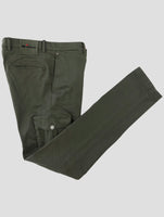Kiton Green Cotton Ea Cargo Pants