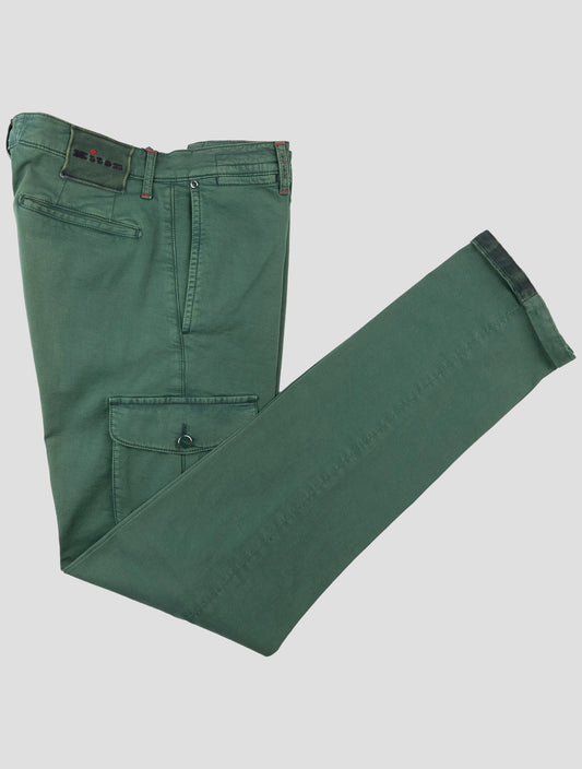 Kiton Green Cotton Ea Cargo Pants