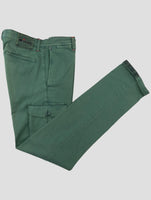 Kiton Green Cotton Ea Cargo Pants