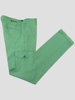 Kiton Green Cotton Ea Cargo Pants