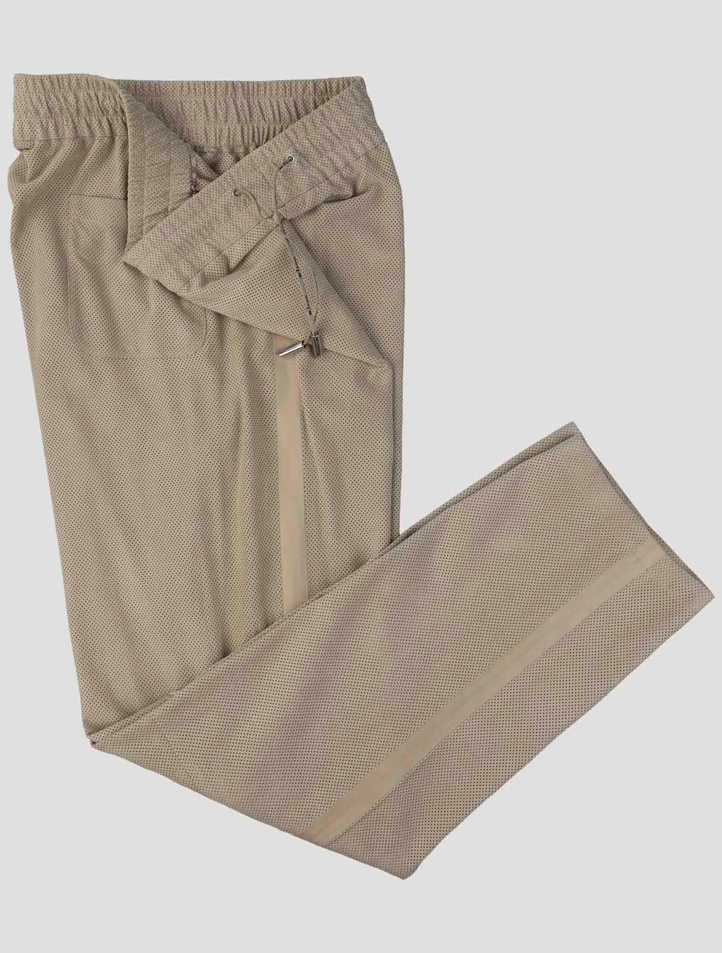 Kiton Beige Leather Pants