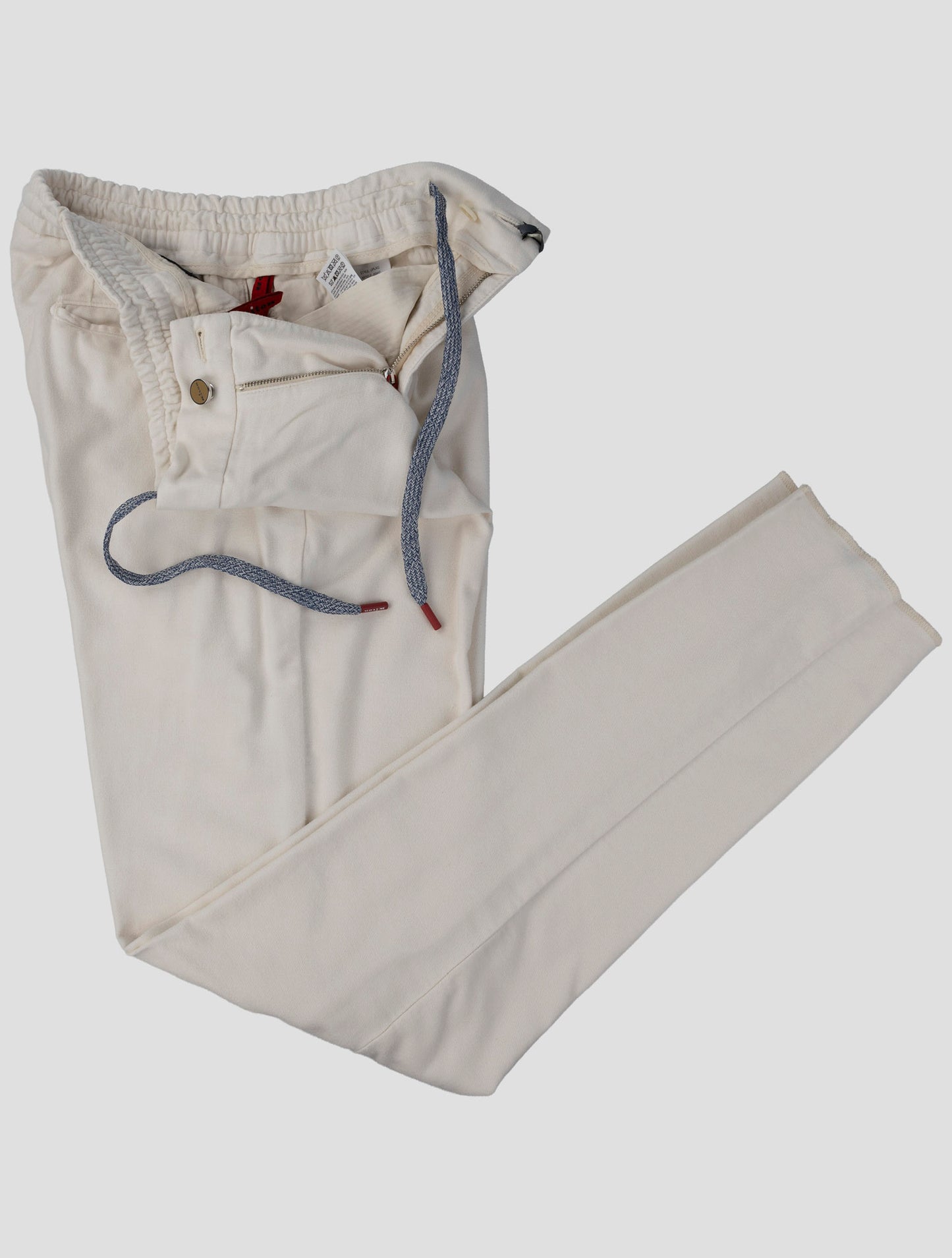 Kiton White Modal Cotton Ea Pants