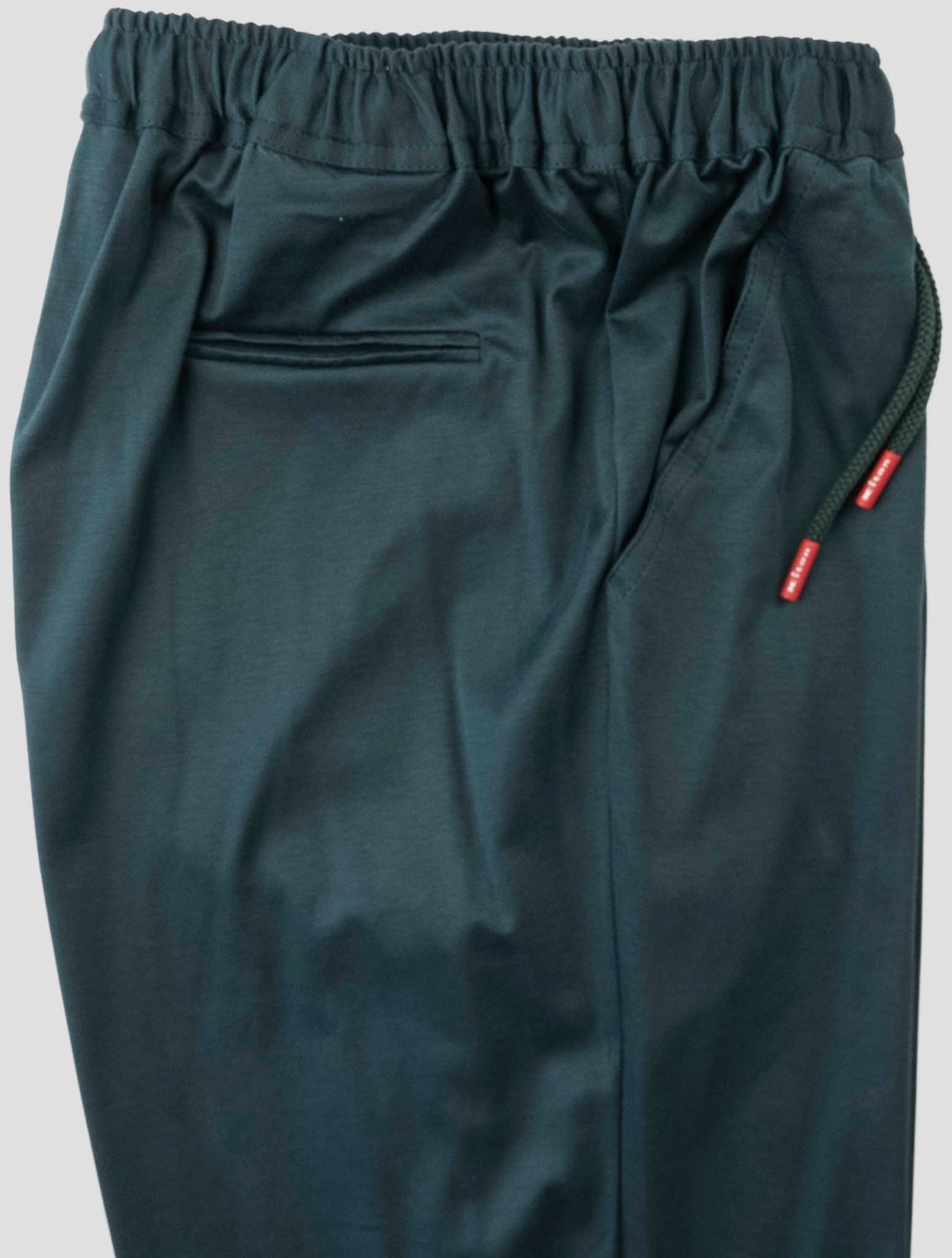 Kiton Green Cotton Jogging Pants