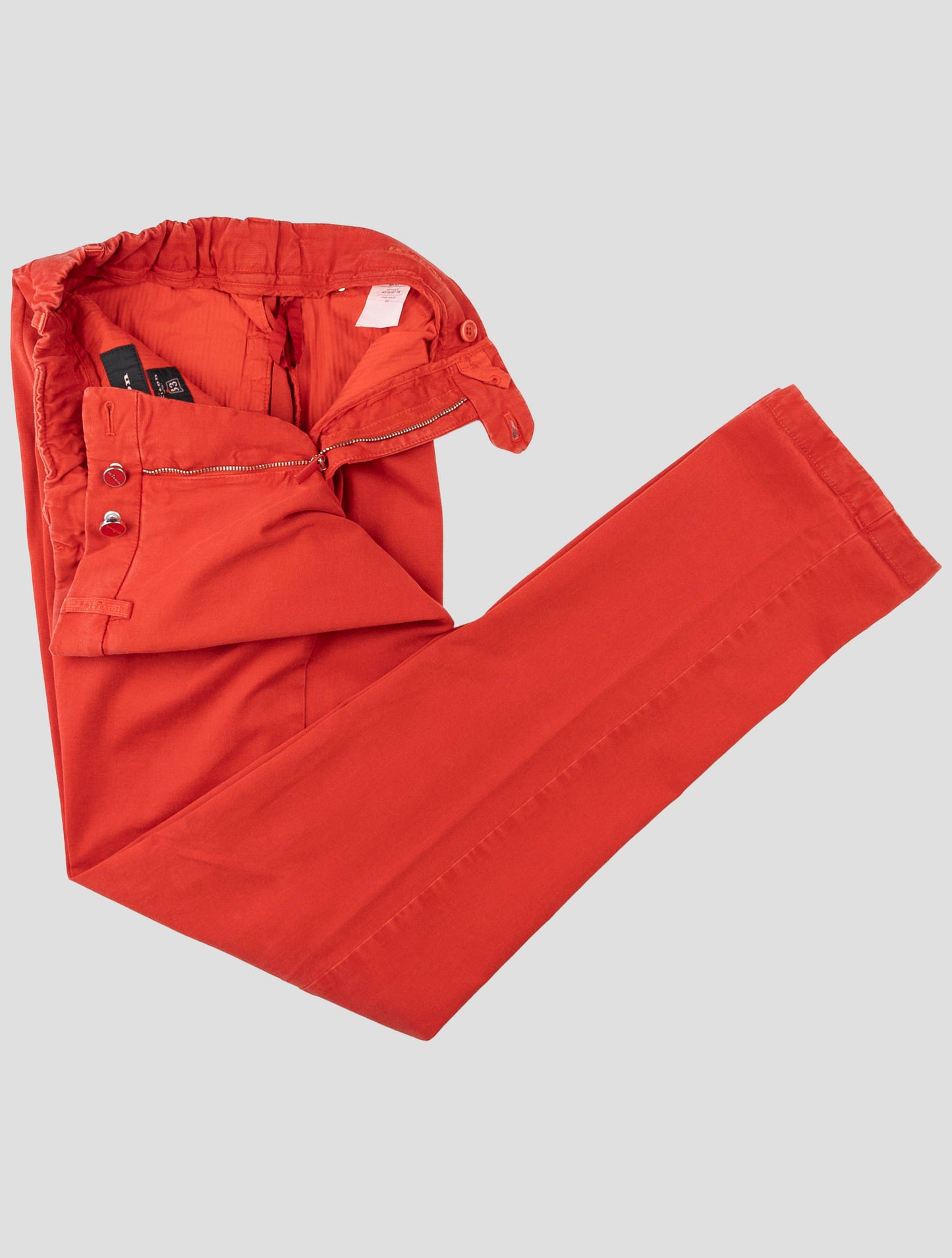 Kiton Red  Cotton Cashmere Ea Pants