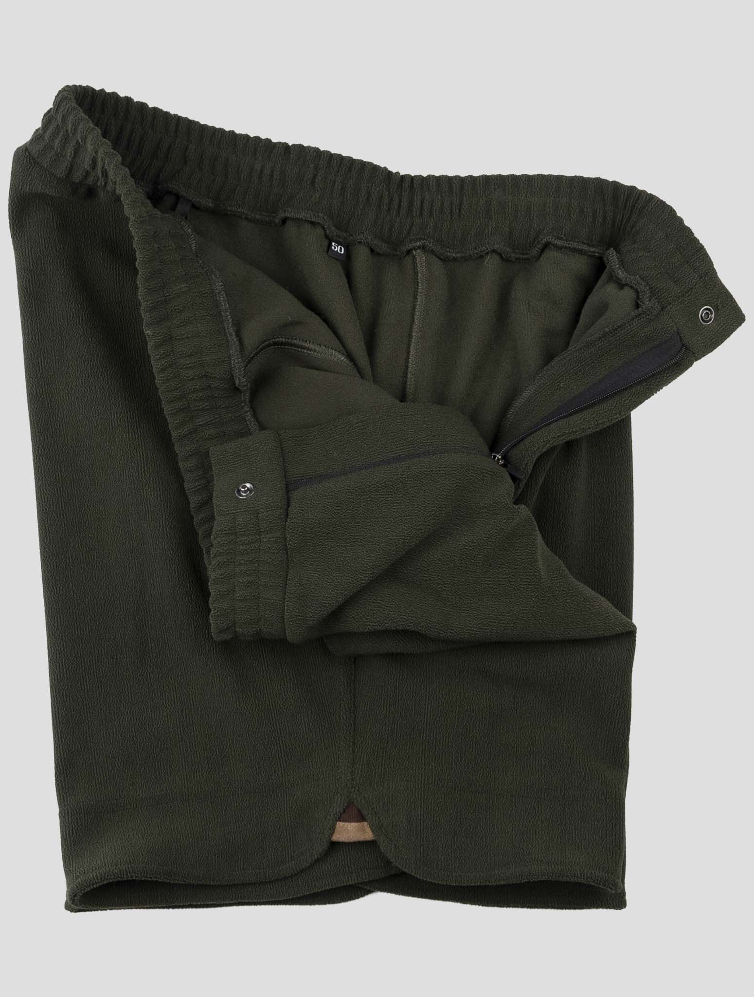 Kiton Dark Green Pl Short Pants
