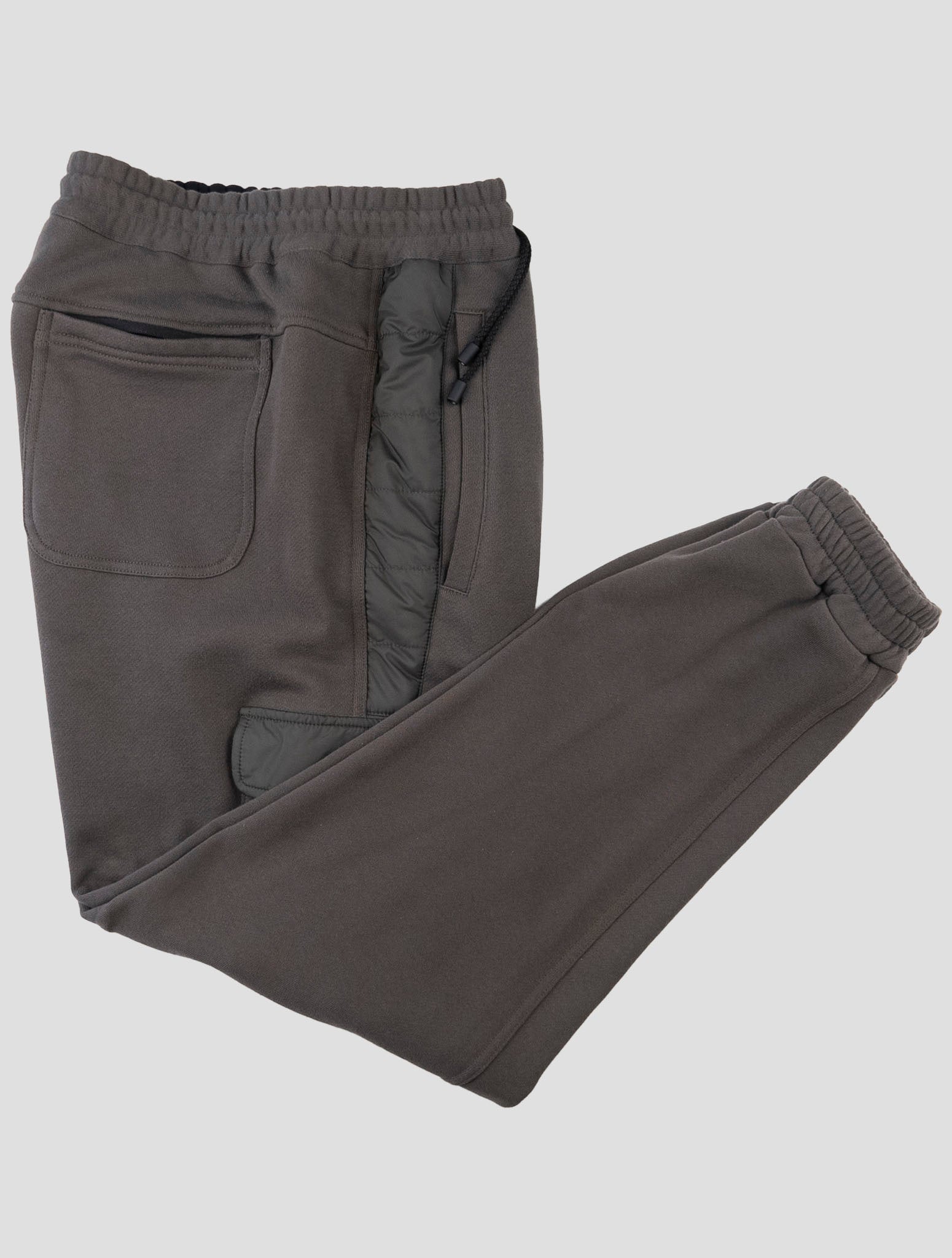 Kiton Dark Green Cotton Pl Jogging Pants