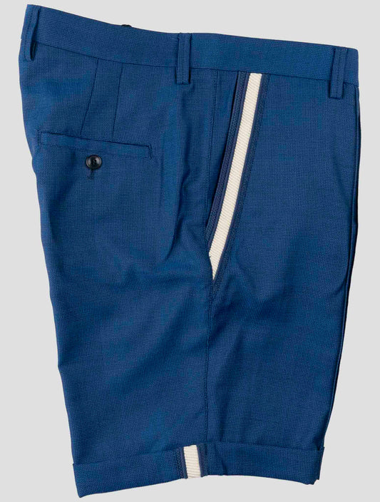Kiton Blue Cotton Ea Short Pants