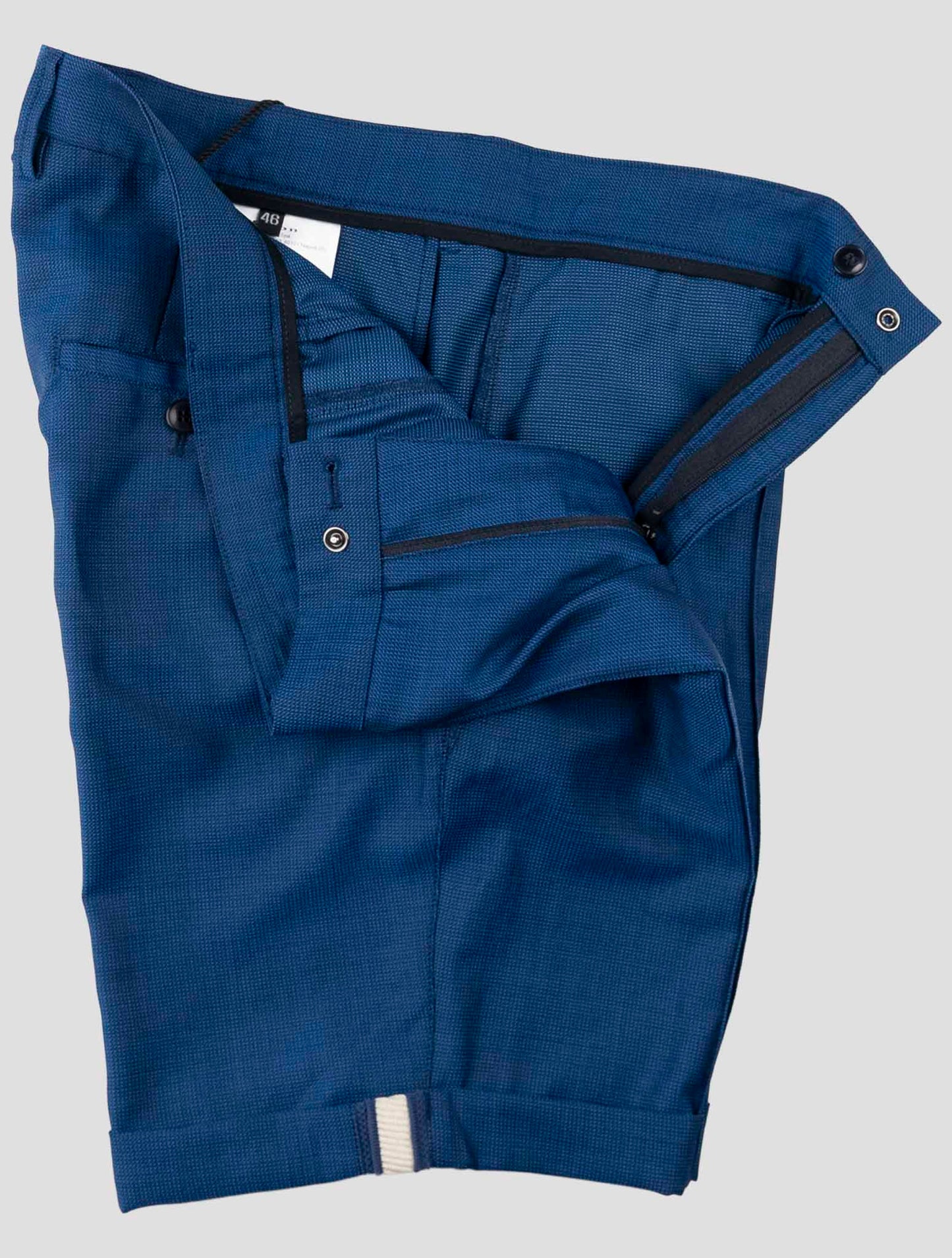 Kiton Blue Cotton Ea Short Pants