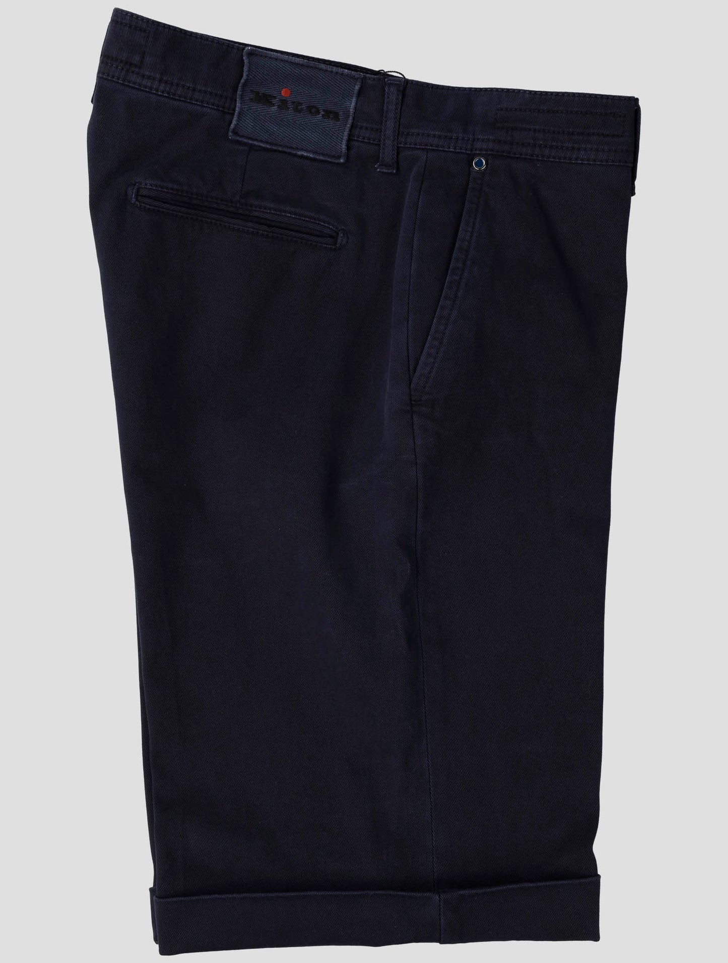 Kiton Dark Blue Cotton Ea Short Pants
