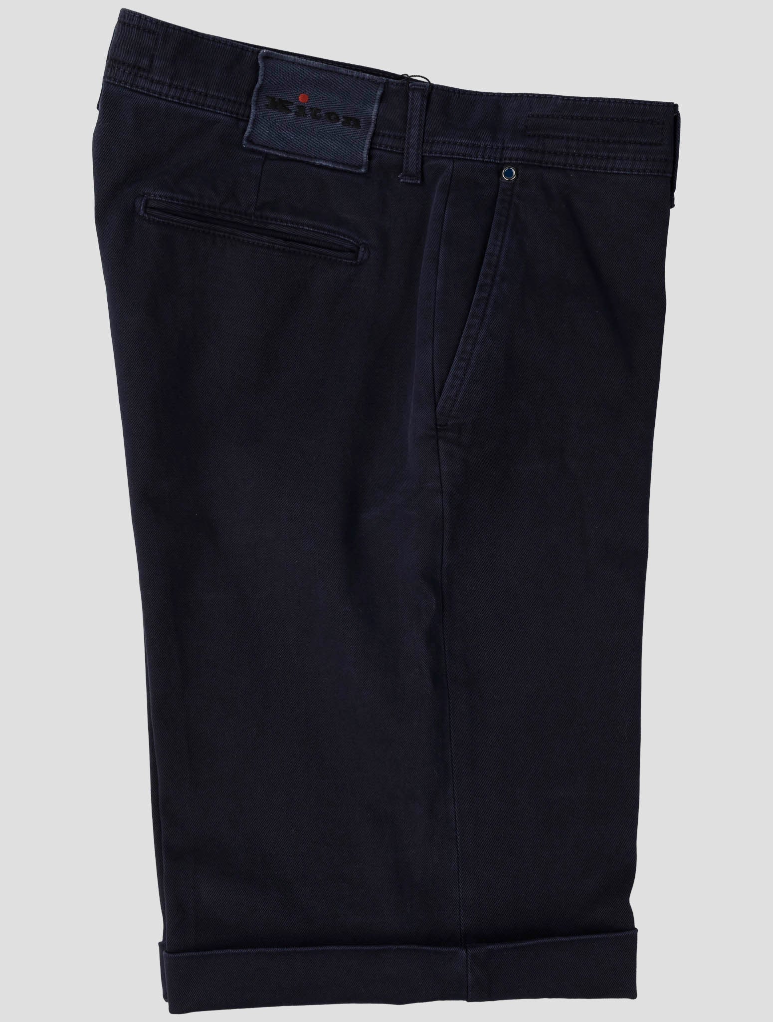 Kiton Dark Blue Cotton Ea Short Pants