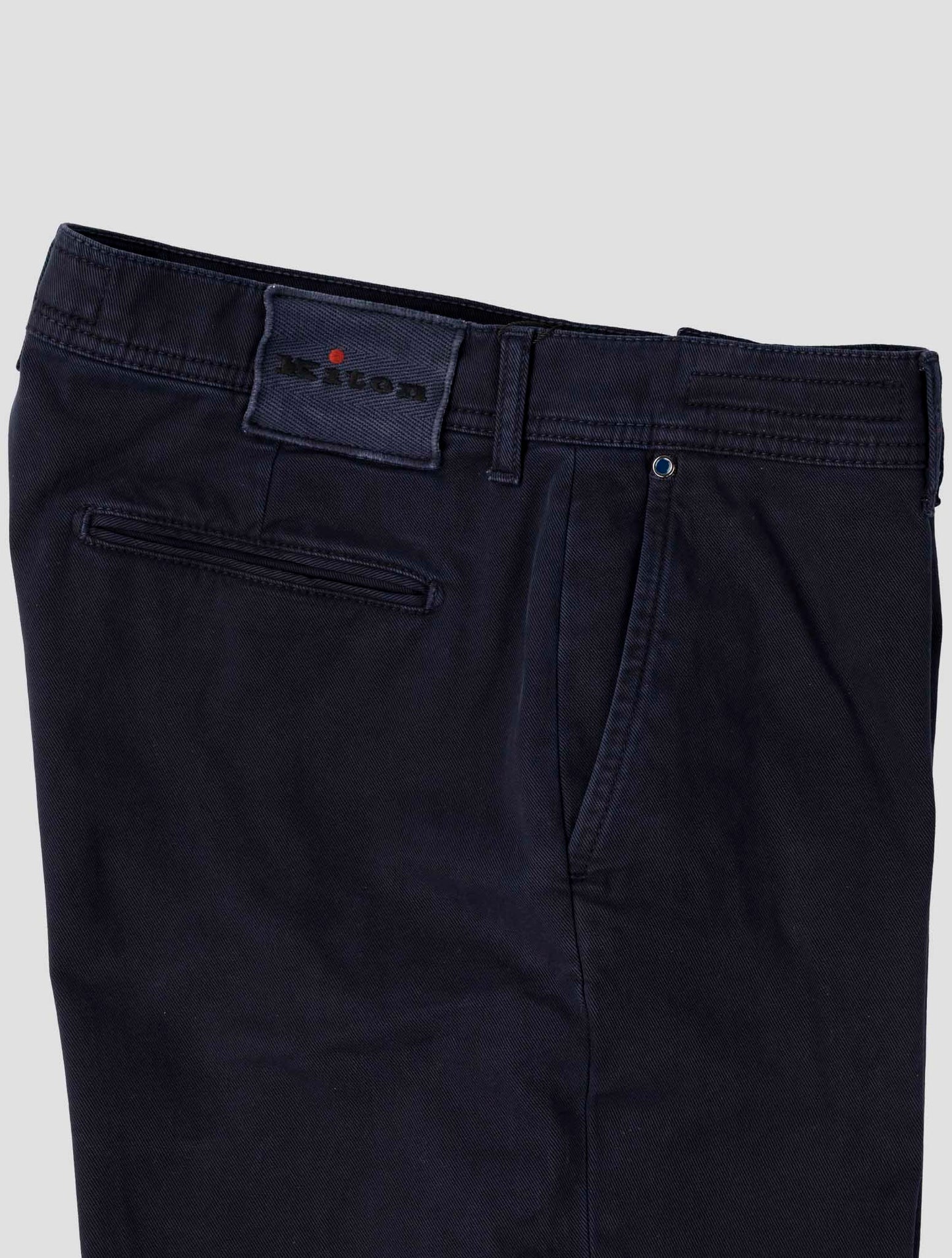 Kiton Dark Blue Cotton Ea Short Pants
