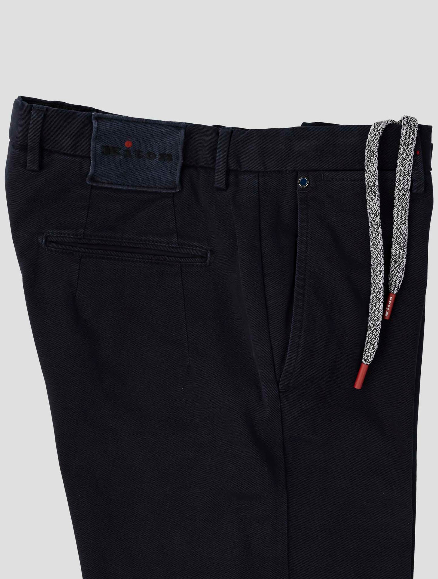 Kiton Dark Blue Cotton Ea Short Pants