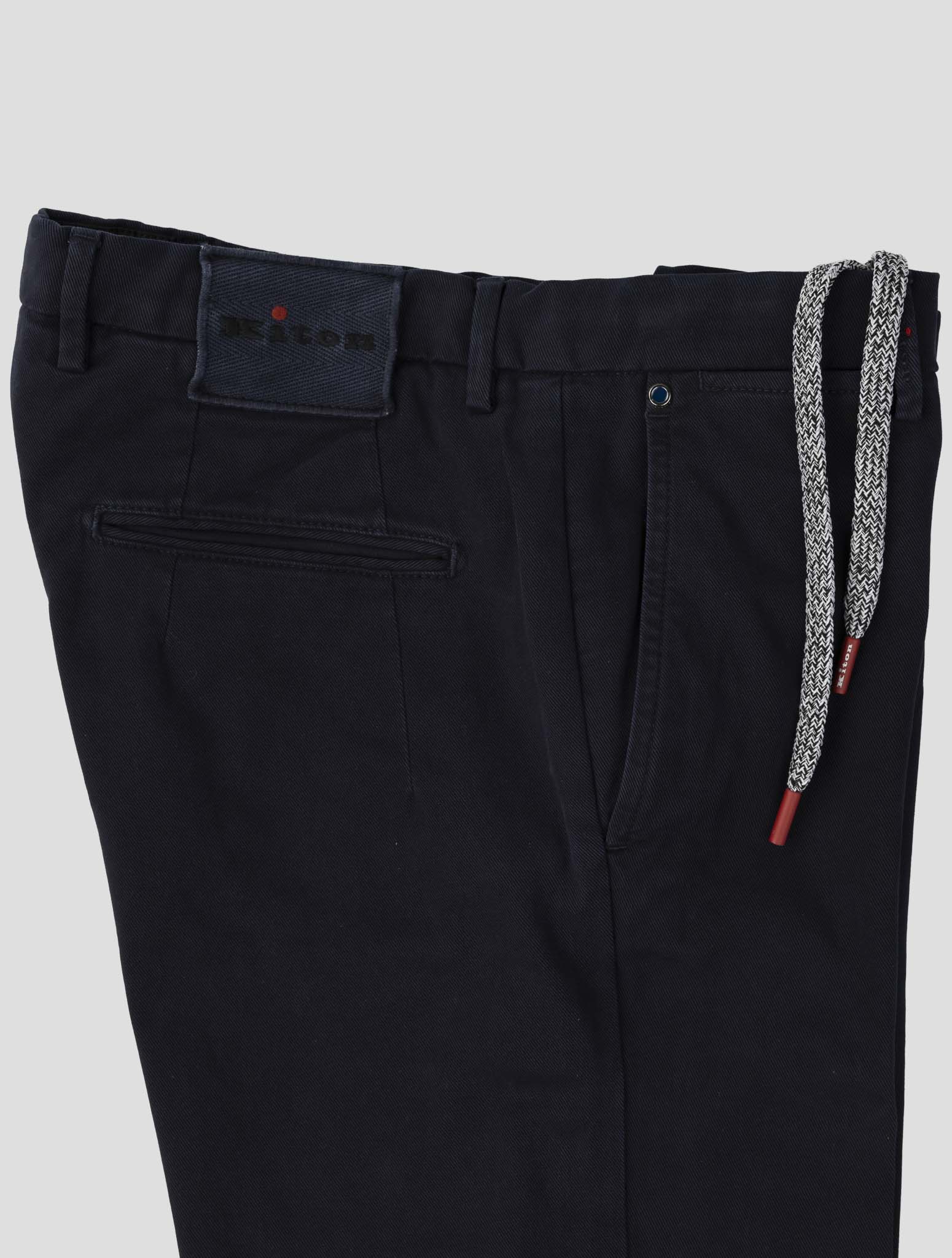 Kiton Dark Blue Cotton Ea Short Pants