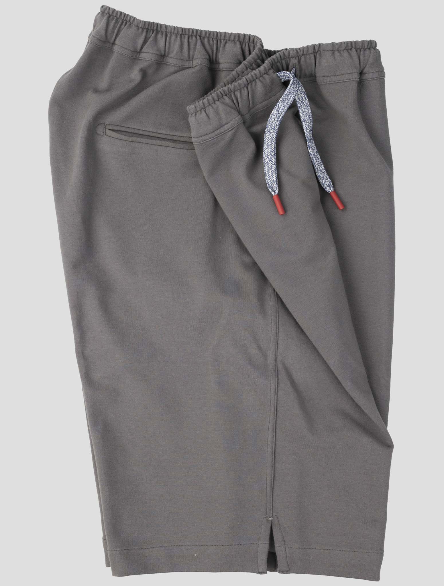 Kiton Gray Cotton Ea Short Pants