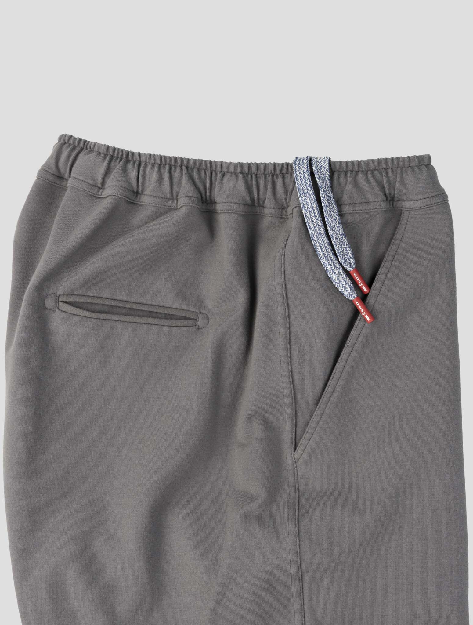 Kiton Gray Cotton Ea Short Pants