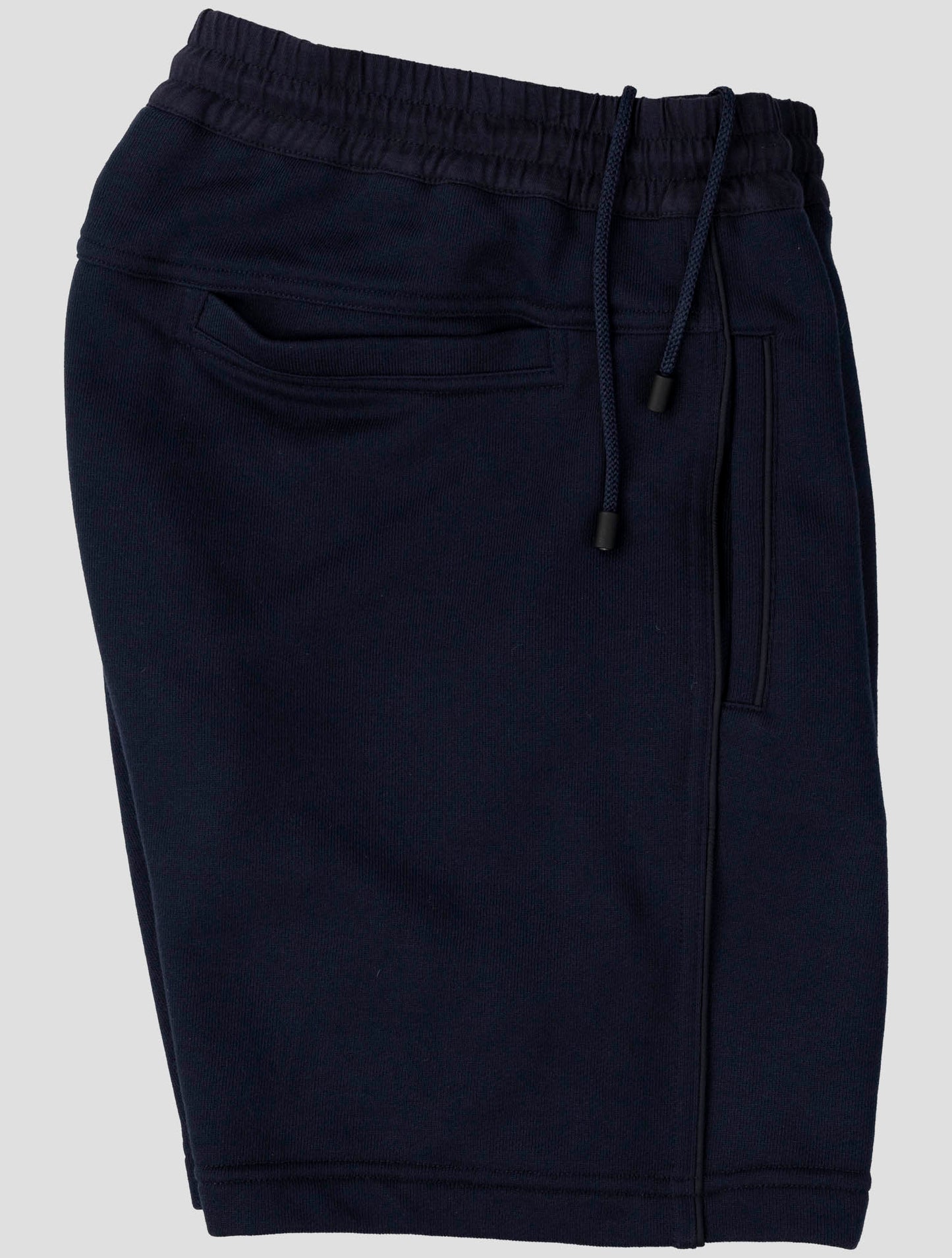 Kiton Dark Blue Cotton Pl Short Pants