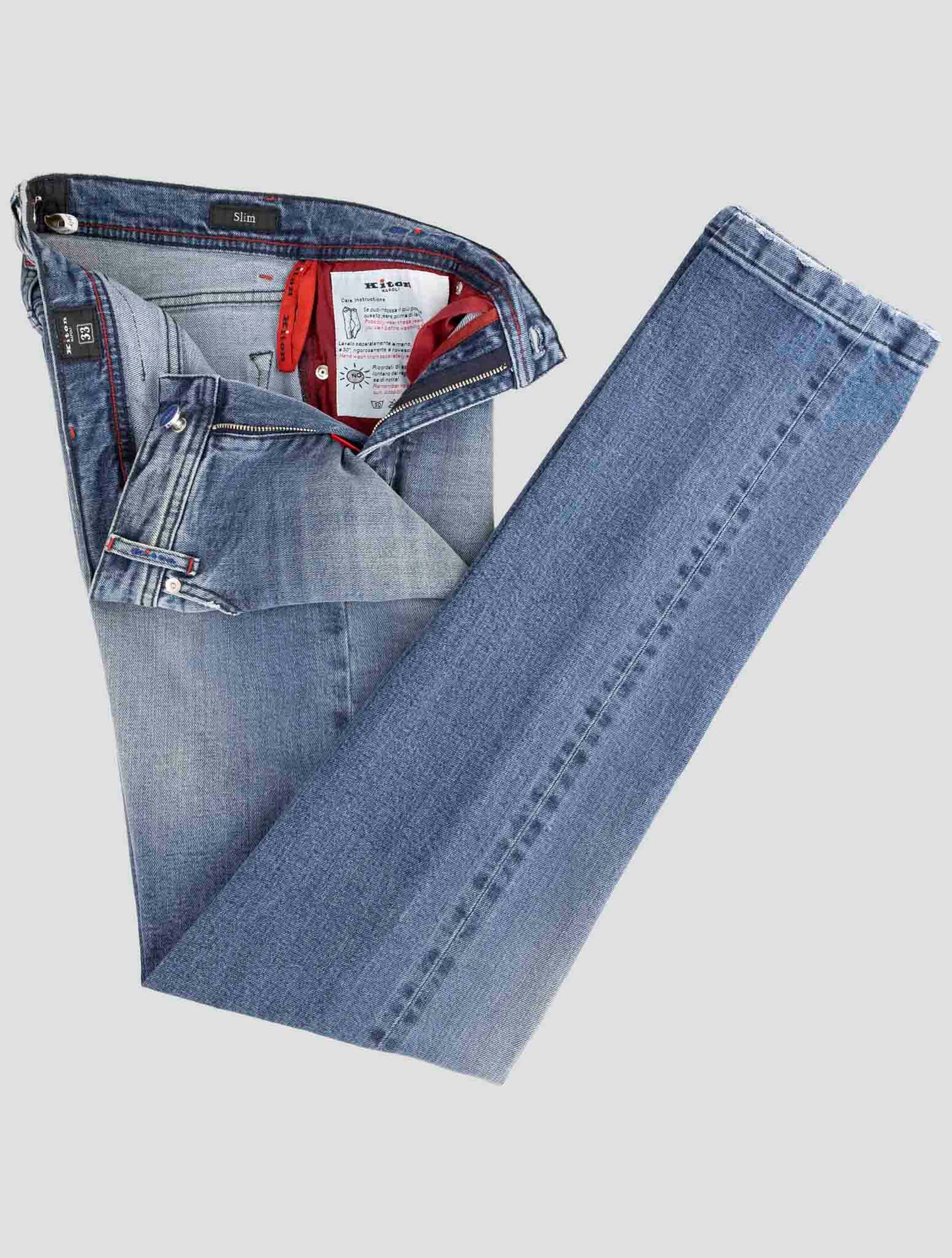 Kiton Denim Cotton Ea Jeans