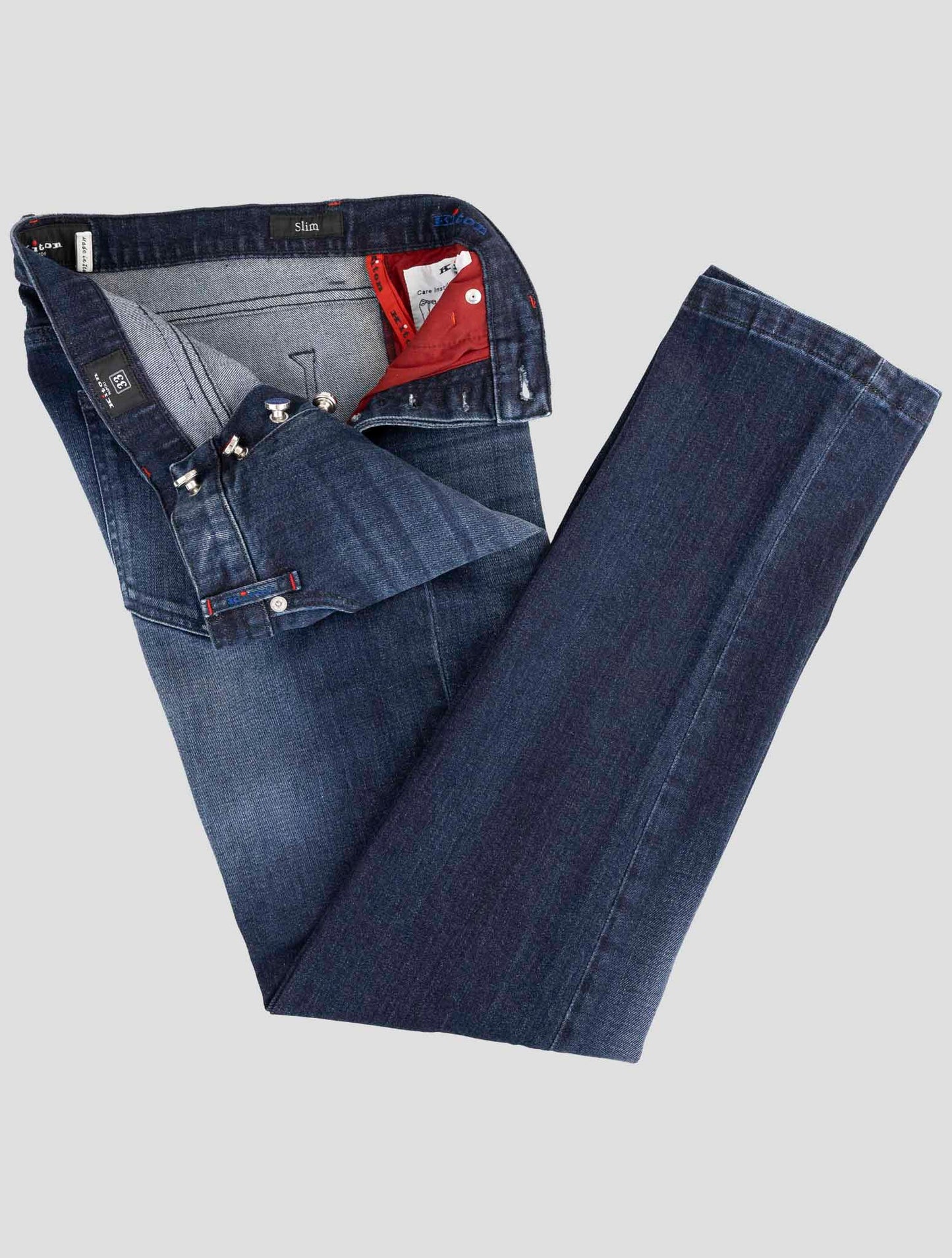 Kiton Denim Cotton Ea Jeans