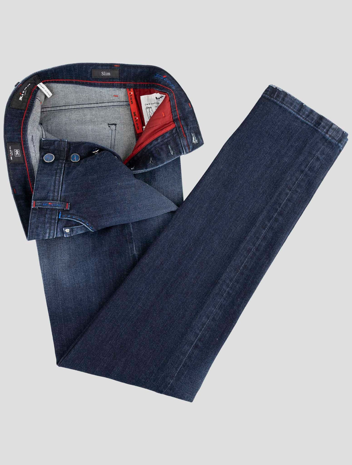 Kiton Denim Cotton Ea Jeans