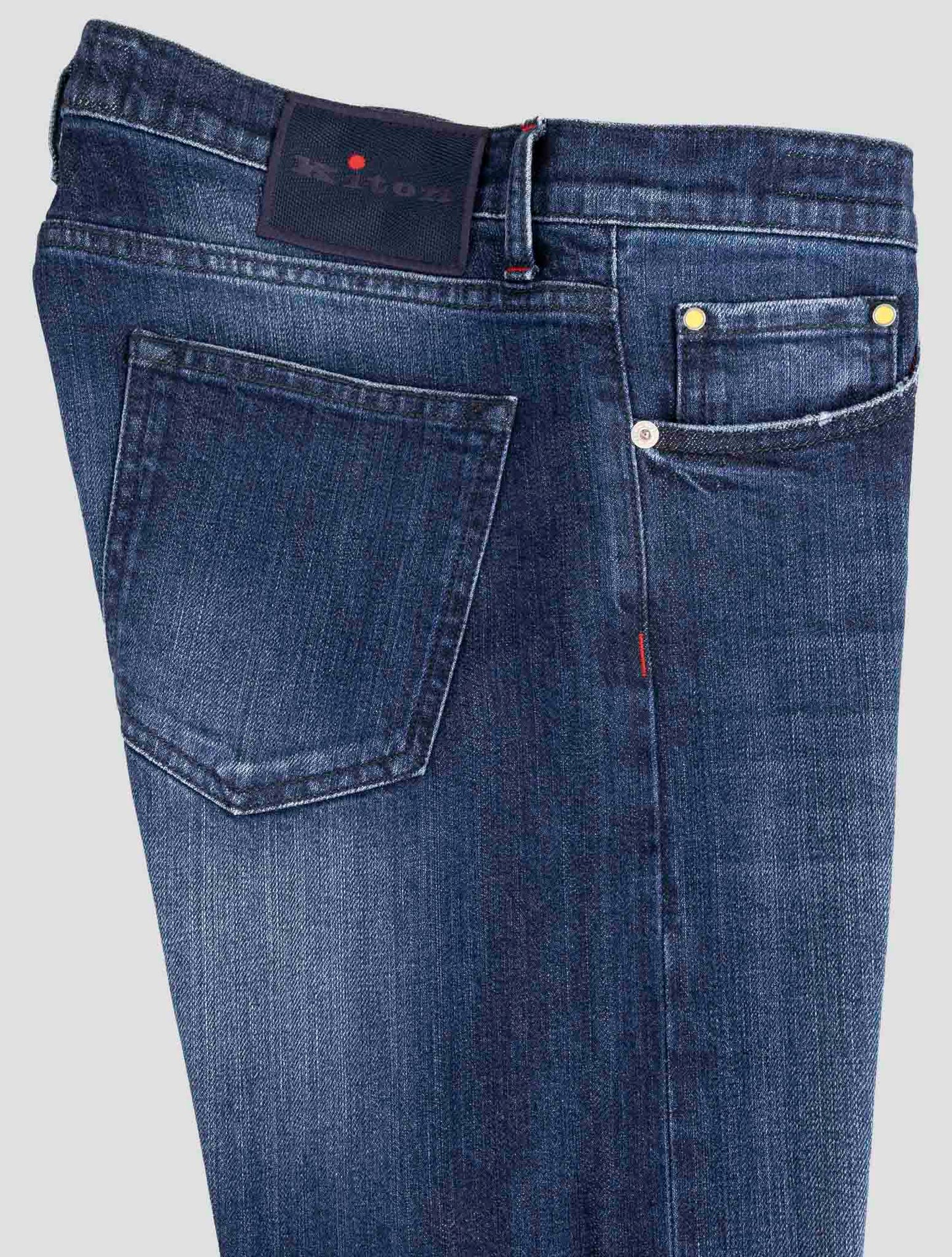 Kiton Denim Cotton Ea Jeans