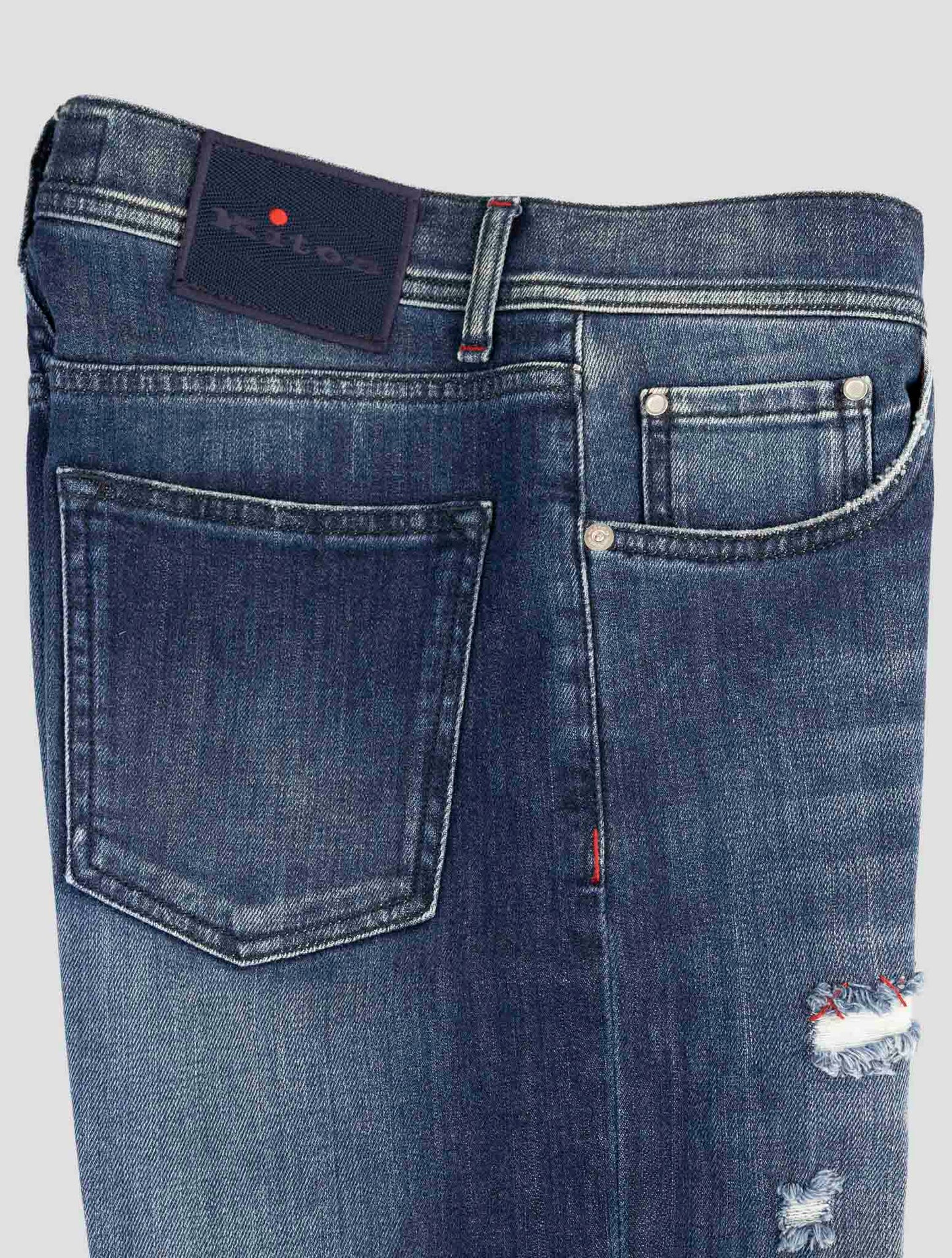 Kiton Denim Cotton Ea Jeans