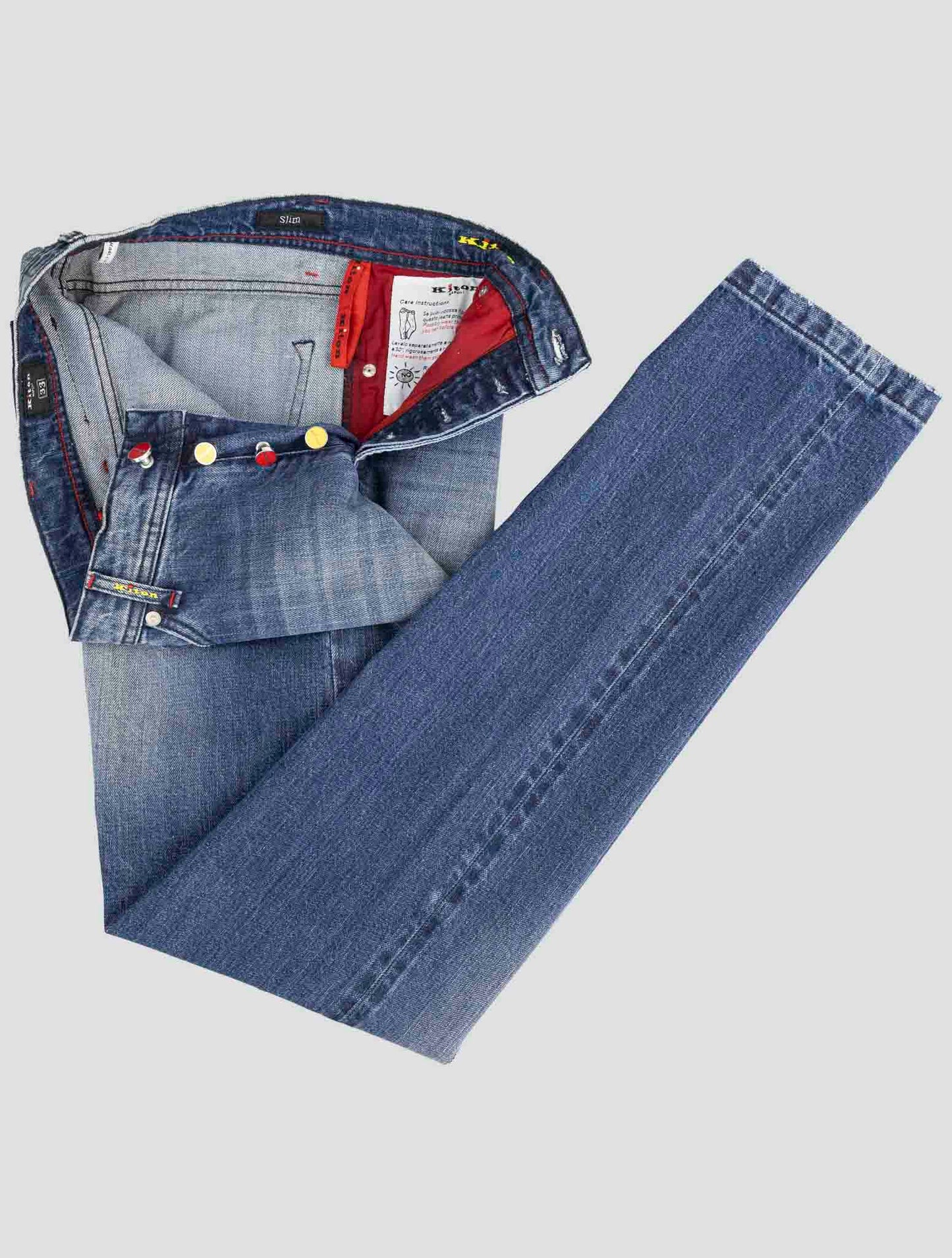 Kiton Denim Cotton Ea Jeans