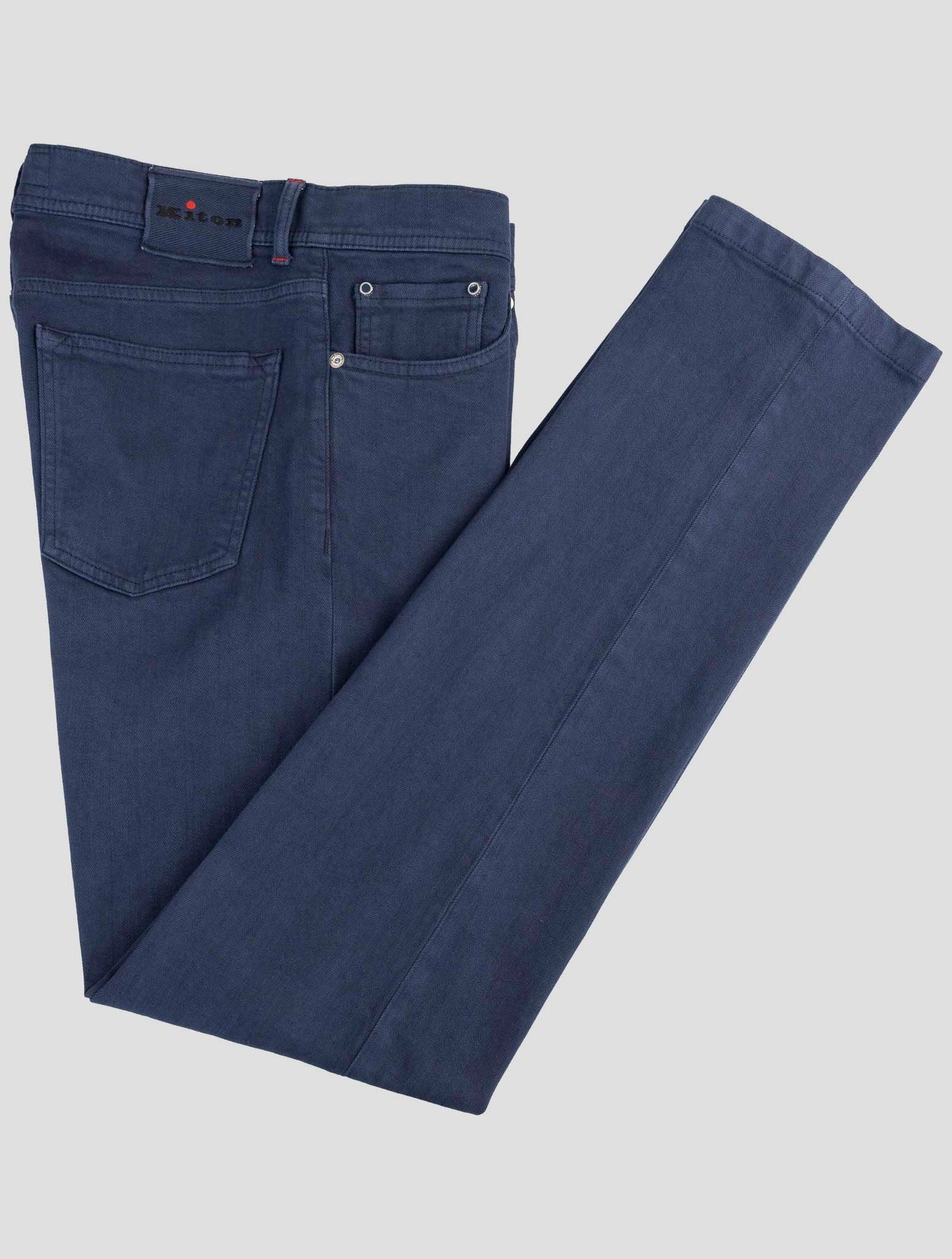 Kiton Blue Cotton Ea Jeans