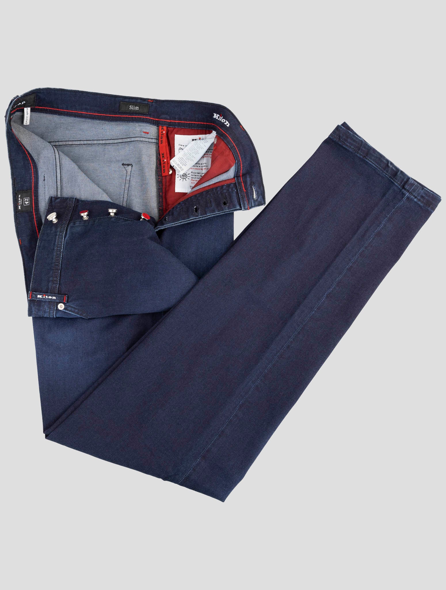Kiton Denim Cotton Ea Jeans