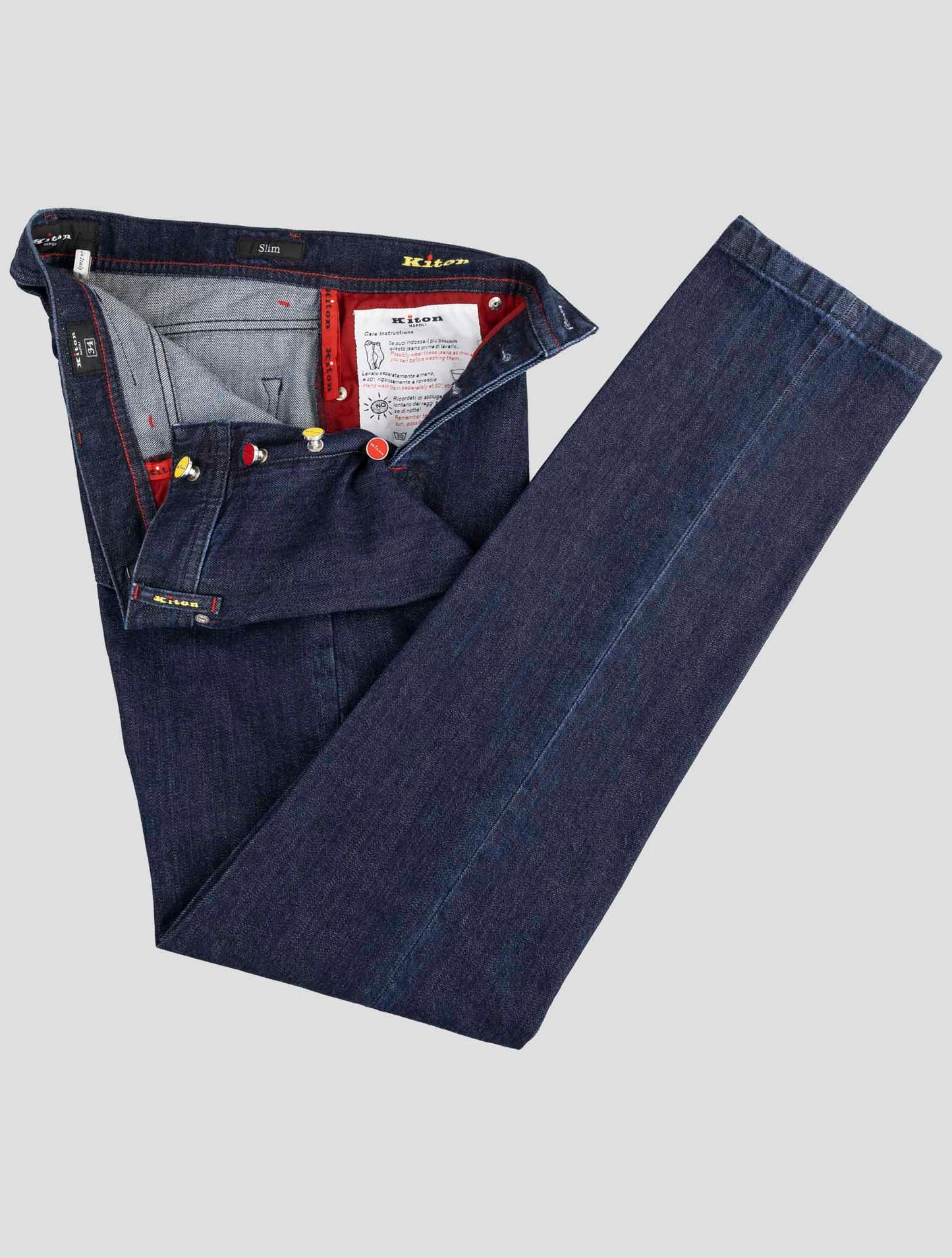 Kiton Denim Cotton Ea Jeans